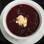 Borscht Soup w/ Herbed Tofu Sour Cream